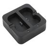 Dual Charger for Video Doorbell Plastic Charger for Doorbell Batteries with 2 Charging Port