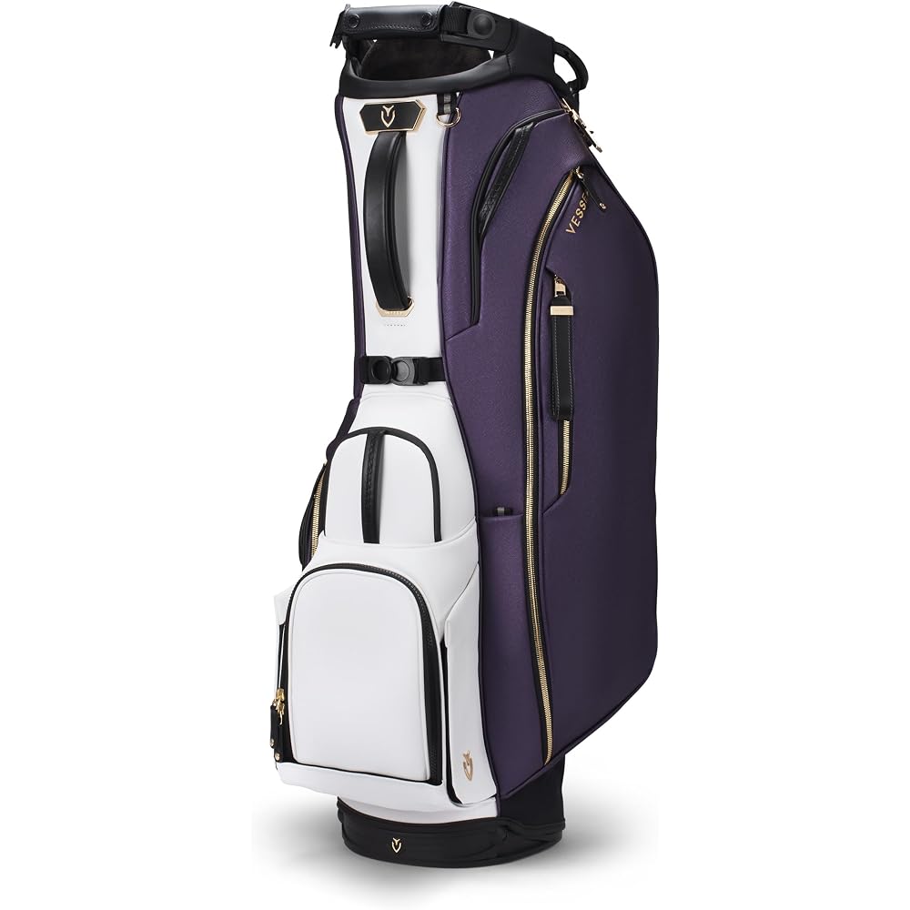 VESSEL Bezel Golf Caddy Bag Stand PLAYER 5.0 PRO PLAYER 5.0 PRO SINGLE STRAP MONARCH GENUINE MONARCH