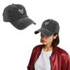 Distressed Baseball Hat for Girls Women Embroidery Heart Casual Hat for Sports Gym Mountain Camping Hat Outdoor Activity