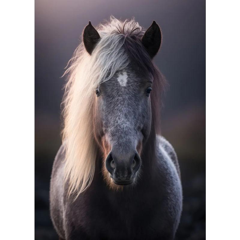 Handsome Horse Wild Animal Poster Horses Portrait Photography Canvas Painting Modern Wall Art for Living Room Home Decor Mural