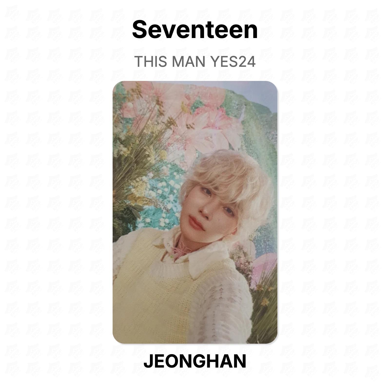 Seventeen THIS MAN YES24 Official Photocard JEONGHAN 02
