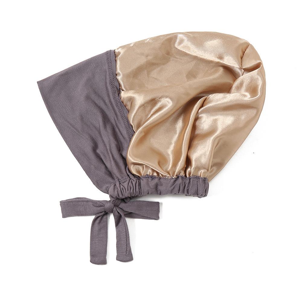 Polyester Adjustable Chemotherapy Cap With Tie Back For Women And Elderly