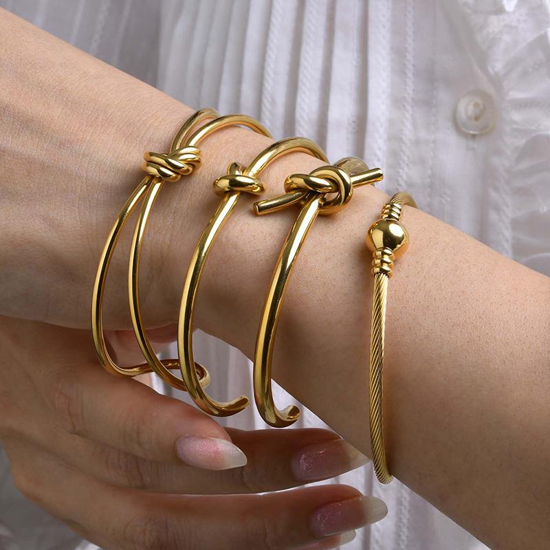 Classical Elegant Knot Decorative Bracelets Suitable For Women To Wear Fashionable Zircon For Summer Travel