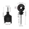 New Black Electric Fence Insulator High Strength Durable Fence Ring Post Insulator Insulator Tool Animal Husbandry Electronic