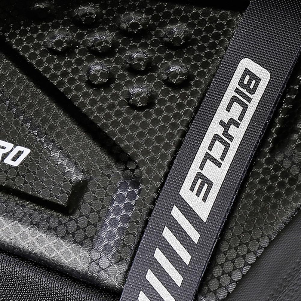 1L Bicycle Bag Large Capacity Bike Seat Bag Back Seat Pouch Reflective Bike Pocket Pack EVA for Mountain Road Bikes