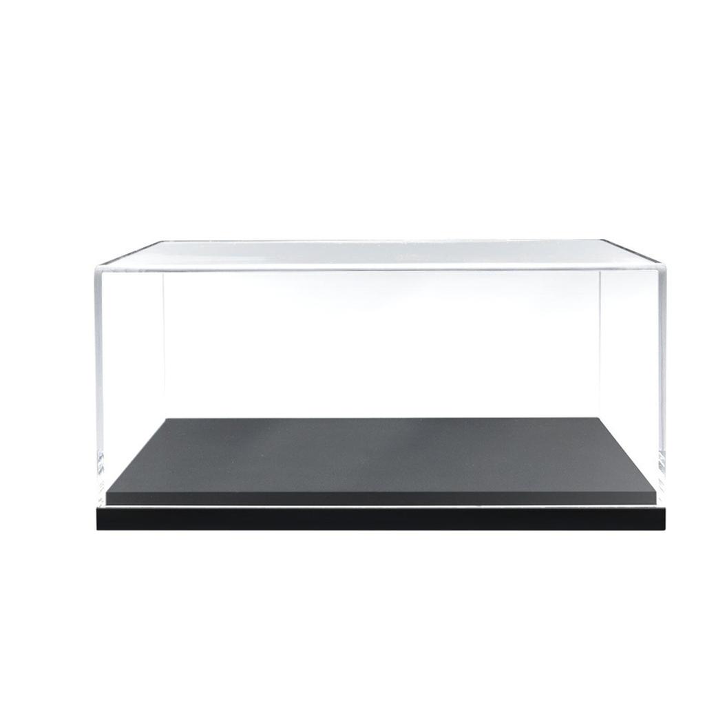 Clear Acrylic Case Storage Organizer Crafts Dustproof with Base Toy Cars Showcase Car Model Storage for Cosmetics Toys Souvenirs