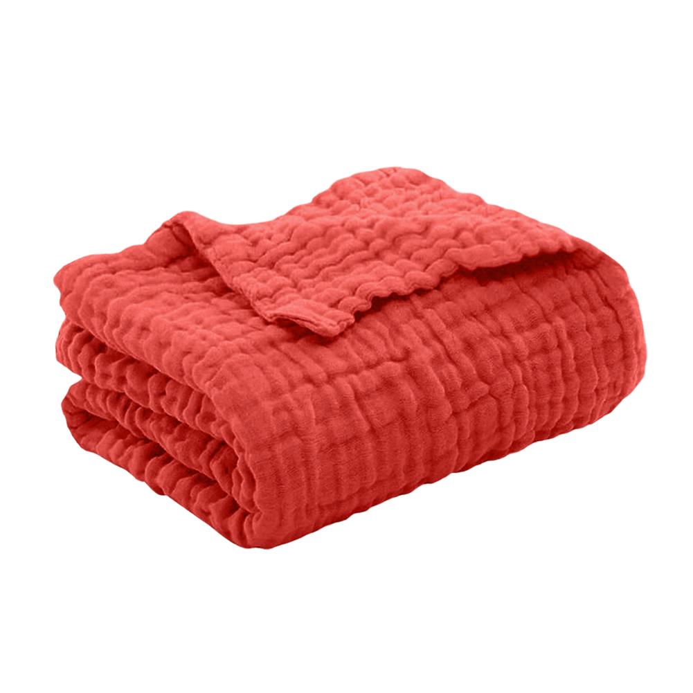 Natural Cotton Muslin Blanket Summer Cool Soft Bed Cover Thin Comfortable Portable Travel Blanket Bedding Bath Towel Picnic Pads