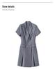 Shenzhen Nanyou Women's Double-Breasted Short Professional OL Suit Dress