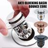 Copper Pop-Up Bounce Core Aperture 34-40mm Basin Drain Filter Hair Catcher Sink Strainer Bathtub Stopper Bath Plug Bathroom Tool
