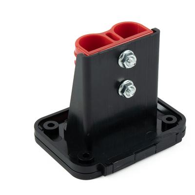 120A Flush Mount Bracket Assembly for Connector Panels with Dust Cover Designed for Caravan RV Marine and Automotive Use