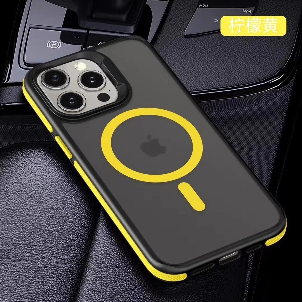 Luxury Magsafe Matte Phone Case For iPhone 11 12 13 14 15 16 Pro Max Plus Magnetic Bumper Back Cases Cover