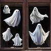 Ghost Window Clings White Ghost Decor Window Clings Decals Holiday Party Atmosphere Decoration for Home Wall Shop Window