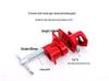 Guoding Heavy-Duty 3/4-Inch Woodworking Pipe Clamp with 6-Point Bracket