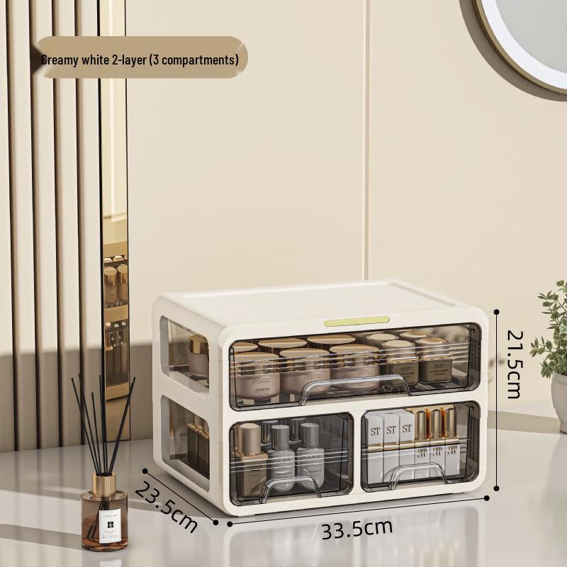 Double-Layer Cosmetic Storage Rack