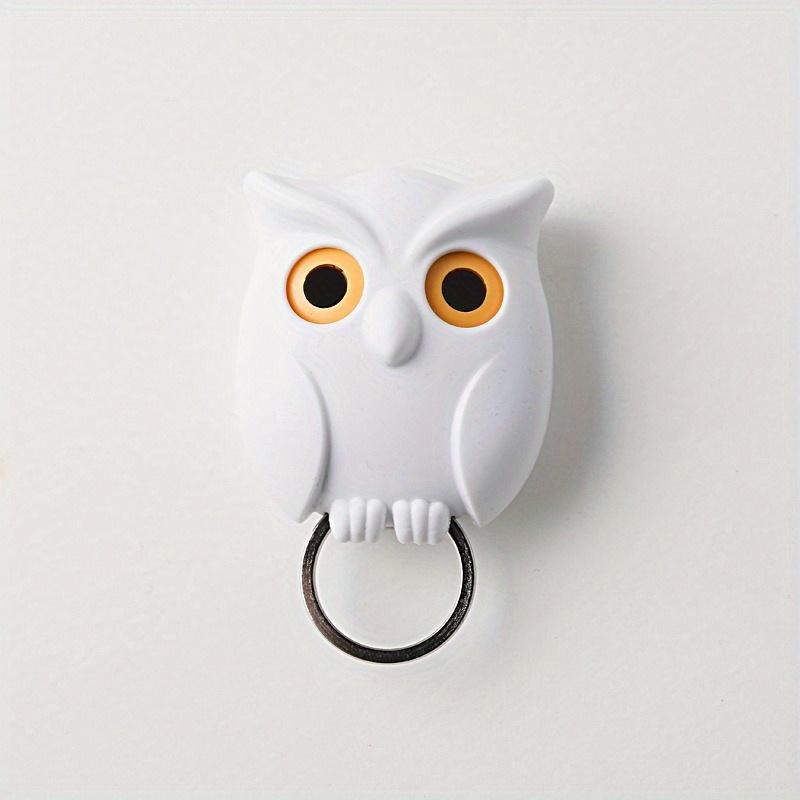 1pc Owl Key Hook Door Porch Wall Hanging Arrangement and Storage Nail Free Home