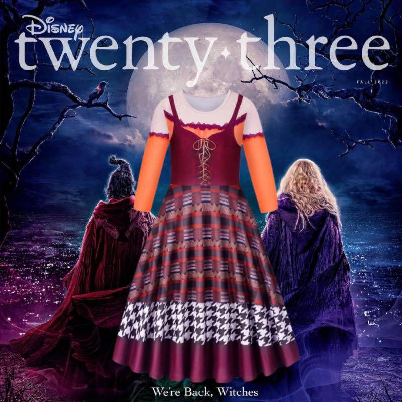 Halloween Hocus Pocus2 Mary Sanderson Kostüm für Kinder Weich und Bequem