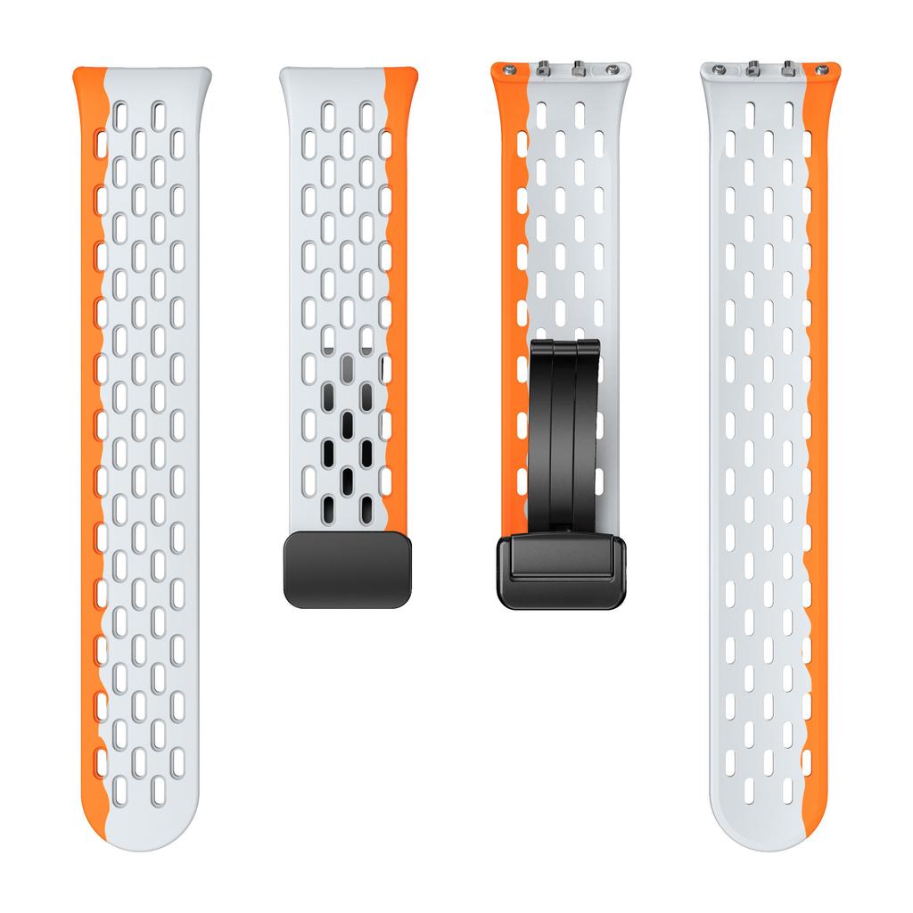 Magnetic D Buckle Sports Silicone Band For Samsung Galaxy Fit 3 Fit3 SM-R390 Replacement Strap Wristband Bracelet  Accessories