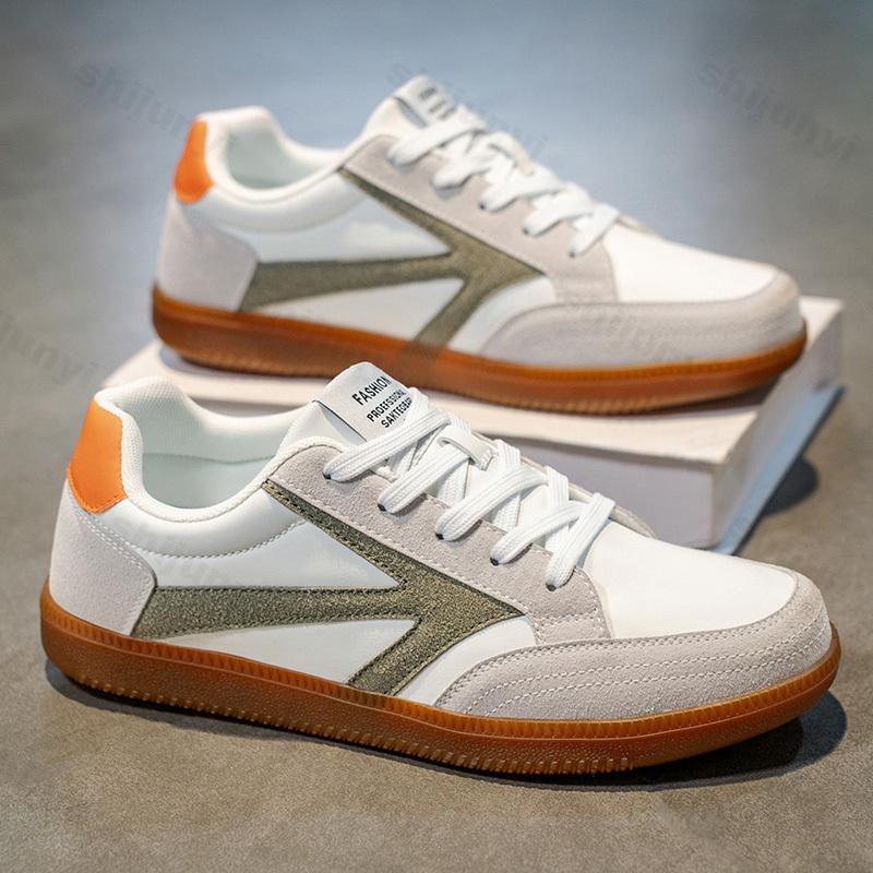 Fashion Niche Design Men's Low Top Casual Sports Shoes 2025 Autumn Breathable Fashion Trend Versatile Comfortable Non Slip Flat Sneakers