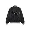 Stussy Sequin Satin Jacket Unisex Jacket Black 115718