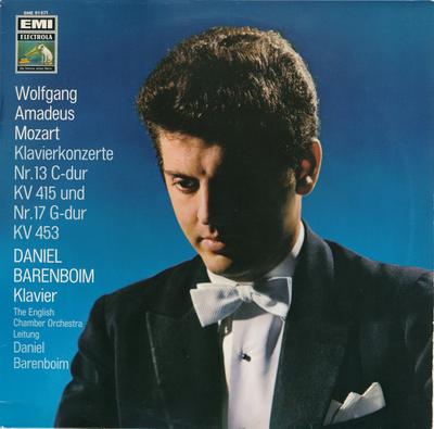 LP plat WOLFGANG AMADEUS MOZART , DANIEL BA - Klavírne koncerty č. 13 C-dur KV 415 SME91671 Electrola 1968 Nemecko Klasická použitá