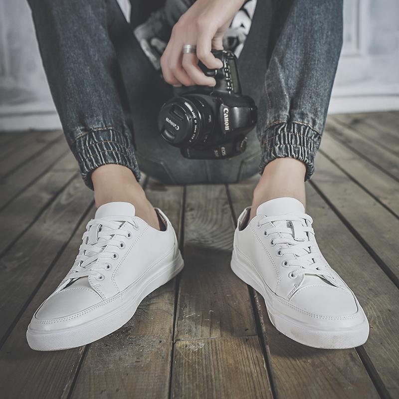 High Quality Casual Leather Antiskid Board Shoes Comfy Outdoor Walking Oxford Shoe Fashion Flat Designer Lace-Up Minimalist Shoe