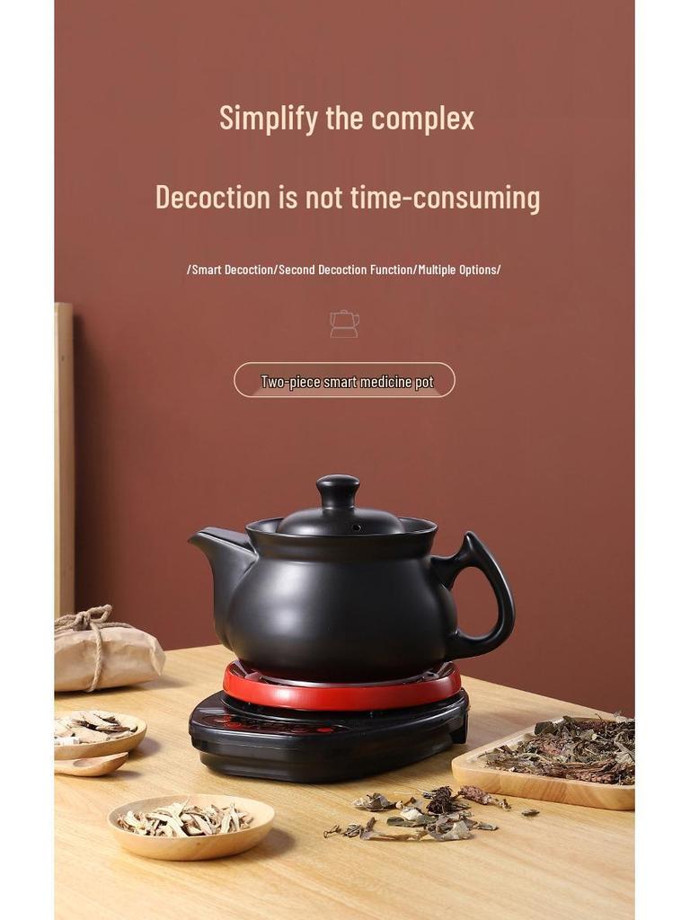 Tradiční hliněný kastrol - Odolný vysokým teplotám, Bezpečný pro otevřený oheň, Keramický hrnec na dušení a polévku pro domácí použití