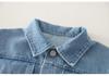 Set di tre pezzi alla moda in denim con cappuccio per bambini: Elegante Outfit Primavera/Autunno per Neonati Maschi 2026
