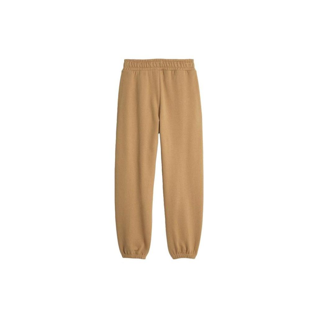 Puma Solid Color Pocket Knit Sports Pants Women Bottoms Dark-Camel 623472-85