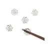 Nousaku Chopstick Rest Rose - 100% Tin, Rose Motif, Yumi Rose, Compatible with Pendant Top