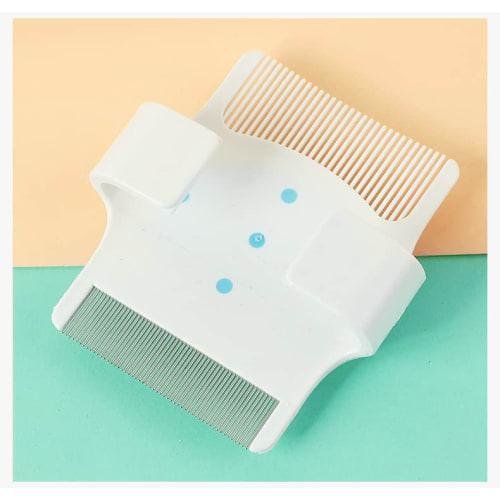 Cradle Cap Brush and Comb, Cradle Cap Brush Safe Baby's Scalp Brush with Soft Rubber Bristles, Help Gently Massage Care Scalp