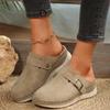 New Large-size Bag Head Slippers for Women To Wear Spring Thick-soled Casual Beach Half Slippers