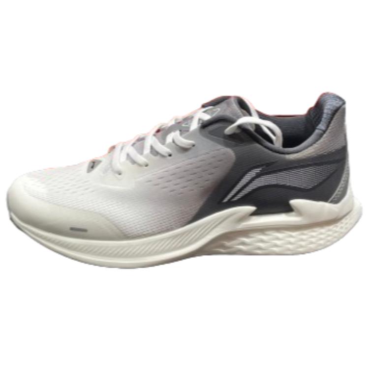 Li Ning LT Non-Slip Low-Top Running Shoes Men Sneakers White Gray ARMT029-7