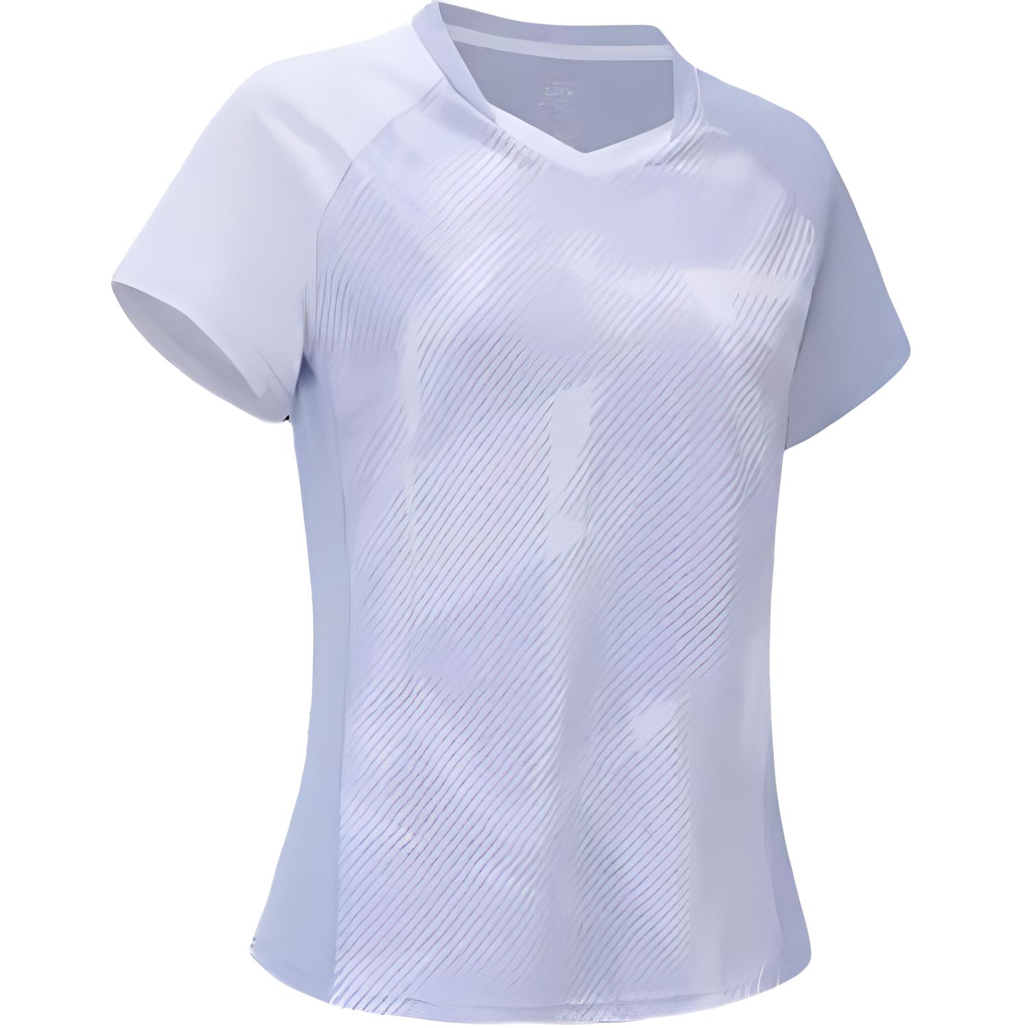 

DECATHLON Women s Badminton Quick Dry Short Sleeve Raglan Sleeve T-Shirt Women s Lilac Purple XL лиловый
