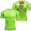 Men Compression T-Shirt Fitness Running Sports Quick-Dry Wings Freedom Breathable Short Sleeves Stretchy Fabric Summer Workouts