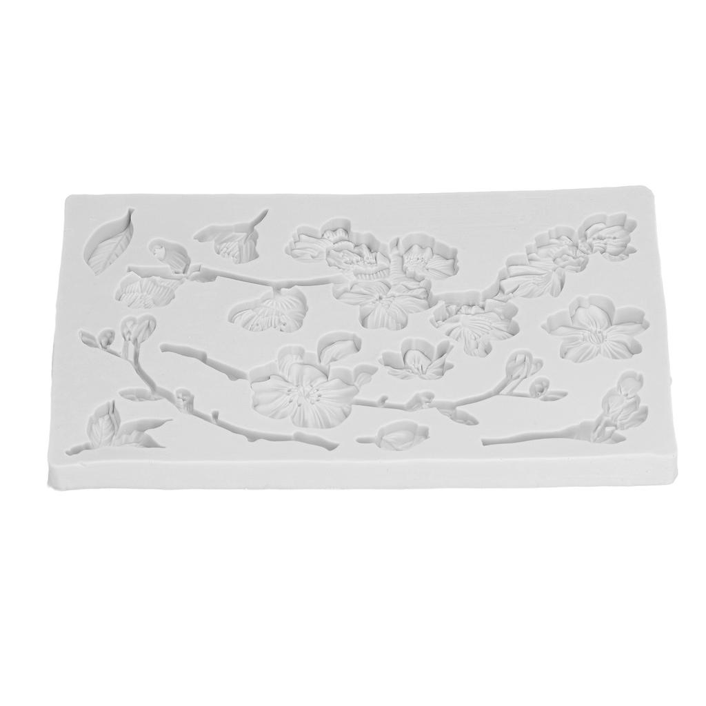 Chcolate Silicone Mold Food Grade Materials Easy To Demold Various Flowers Shapes Cake Resin Mold