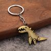 Keychain Pendant Dinosaur Shape Lightweight Durable Keychain Portable Creative Fun Keychain for Bags Car Keys