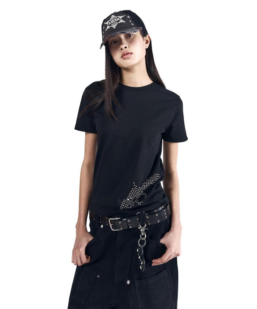 AAKAM Studded Pistol Half Top (Black)