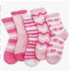 Coral Fleece Socks Red and Pink Valentine's Day Floor Socks Women's Autumn and Winter Half Fleece Socks Home Sleep Socks