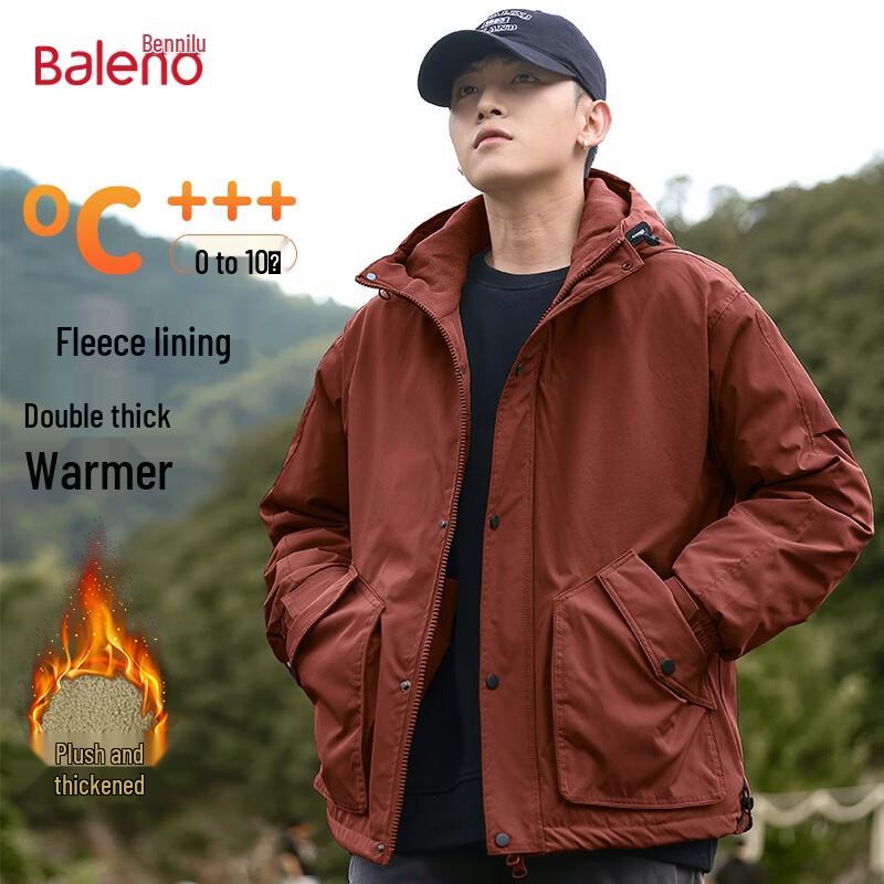 

Baleno Men s Hooded Puffer Jacket M