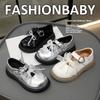 Girls' Leather Shoes, Spring and Autumn Children's Performance Shoes, Black Dance Shoes, Princess Shoes, Medium and Large Children's Shoes