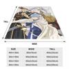 Sousou No Frieren Blankets Soft Warm Flannel Throw Blanket Bedspread for Bed Living Room Picnic Travel Home Sofa