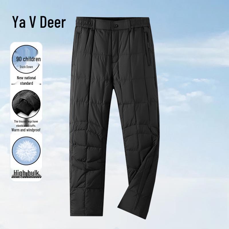 

Yaloo Unisex 90% Down High-Waist Thermal Pants 4XL