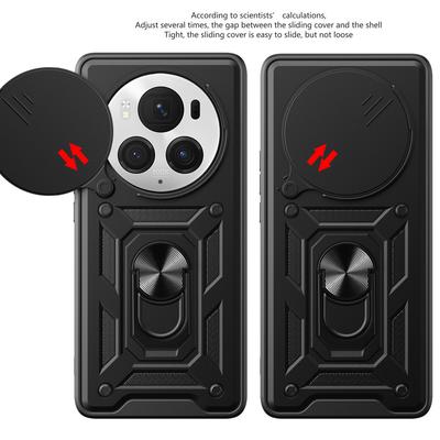 Etui ochronne na aparat dla Honor Magic 6 Pro 5 4 Lite Honor X9B X8B X6A X7A X8A X8 X9 X7 X6 Pancerne Hybrydowe Metalowy Pierścień Pokrowiec Fundas