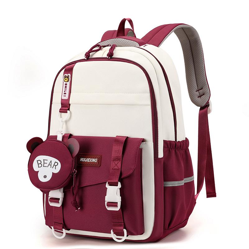 Waterproof New Lightweight Backpack For Primary School Girls And Children Large Capacity Spinal Protection Backpack For Girls