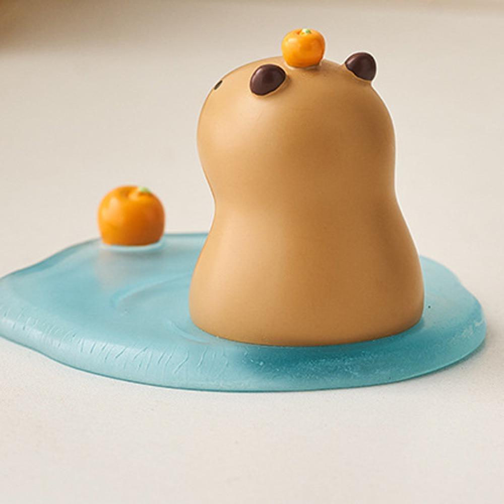 Animal Figurines Capybara Mobole Phone Stand Ornament Capybara Model Toy  Decorative Gifts