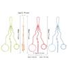 Silicone Pacifier Chain Adjustable Baby Bottle Toy Straps 280mm for Strollers