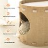 Felt Cats Bed Wear Resistant Pet House Detachable Cat Amusement Park Pets Shelter All Season Universal Pet House Cat Accessories