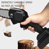 Cordless Electric Chainsaw Battery Powered Small Electric Chainsaw for Tree Branch Wood Cutting