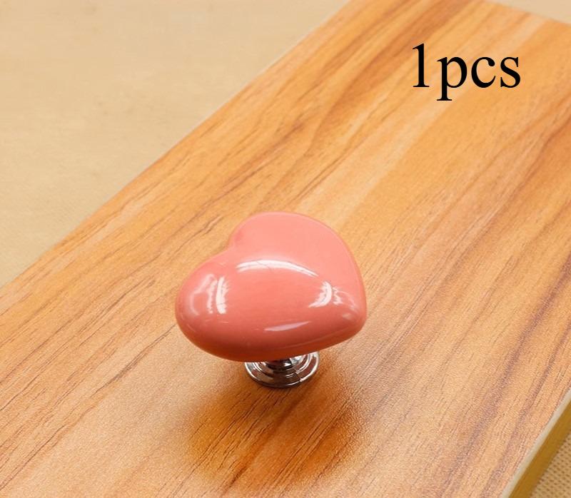 1 Stück Bunt Herzförmig Badezimmer Toilette Druckknopf Wassertank Drückassistent Schranktür Schubladengriff Küchenzubehör