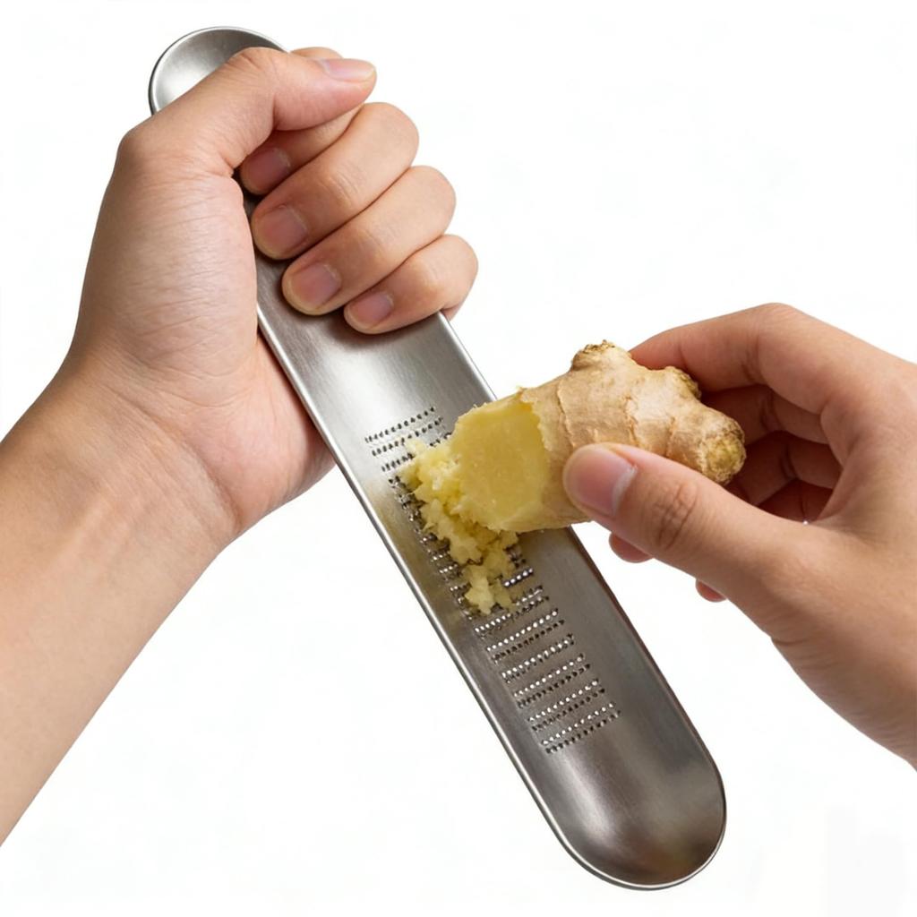 2pcs Stainless Steel Manual Grinder Garlic Ginger Seasoning Grinding Suitable for Baby A - & Grater, Tool, Ginger, Garlic, Seasonings, Food, etc.